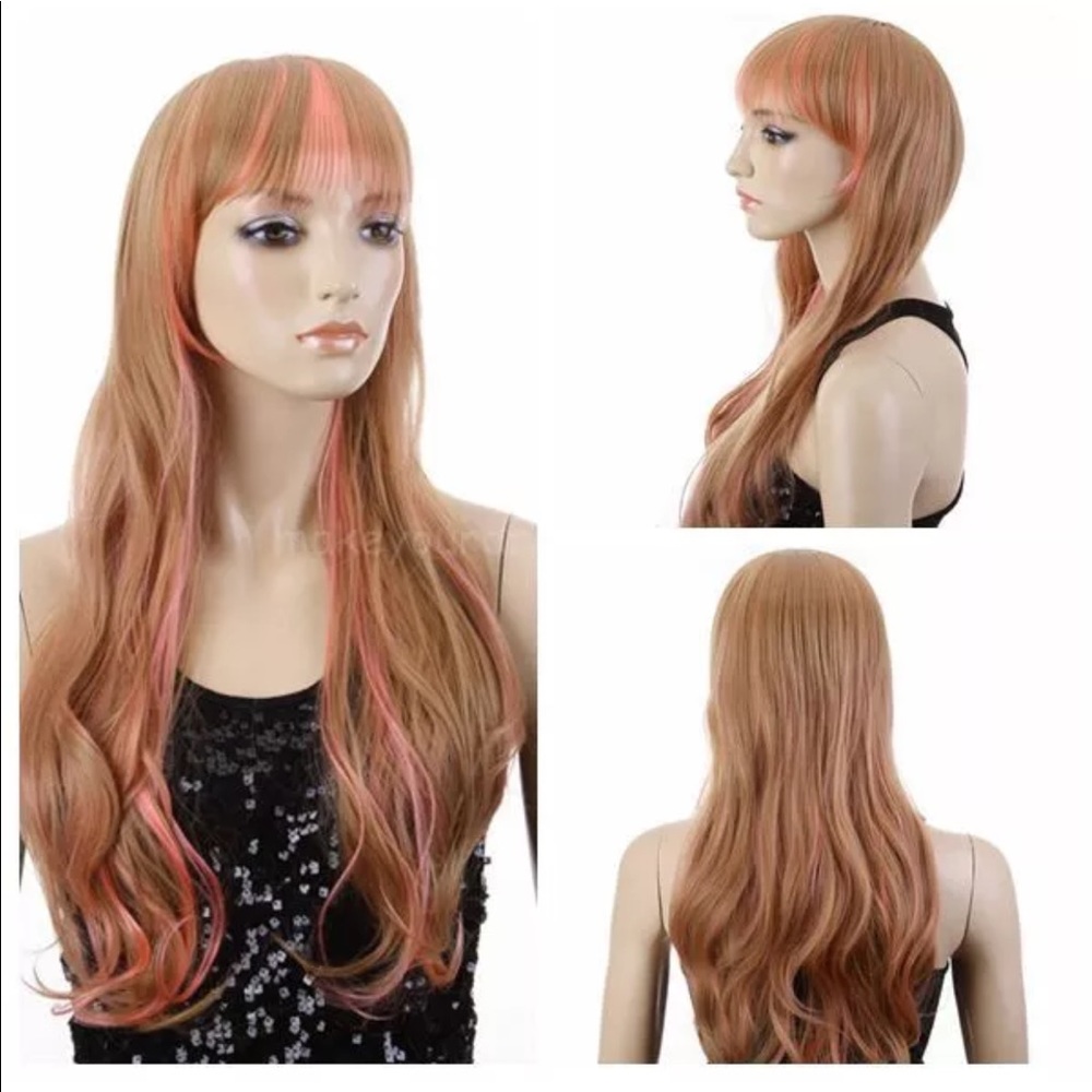 Rose Gold Wig